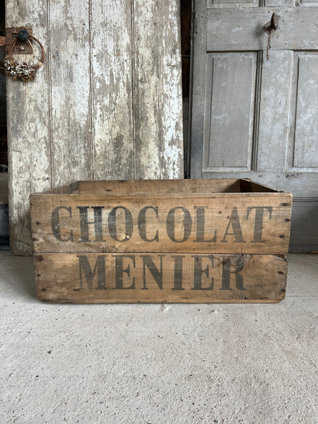 Vintage Chocolat Menier Crate