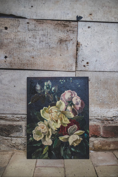 Floral Oil on Board