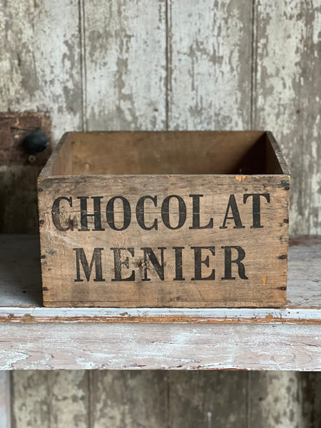 Vintage Chocolat Menier Crate