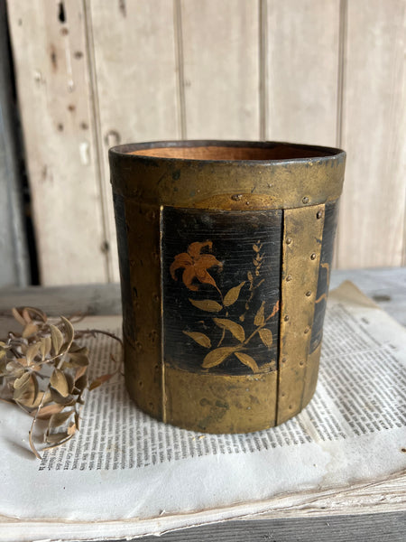 Hand painted vintage measure