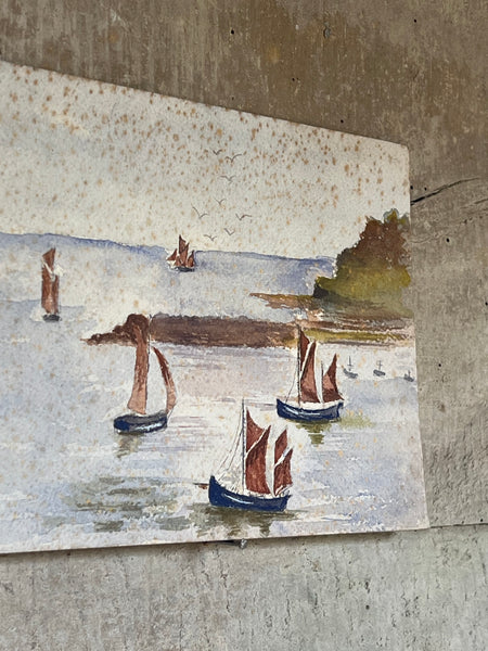 Gorgeous Boat Watercolour