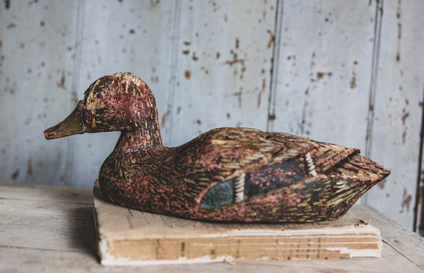 Vintage French Decoy Duck