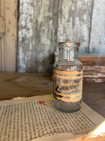 Vintage French Chemist Bottle
