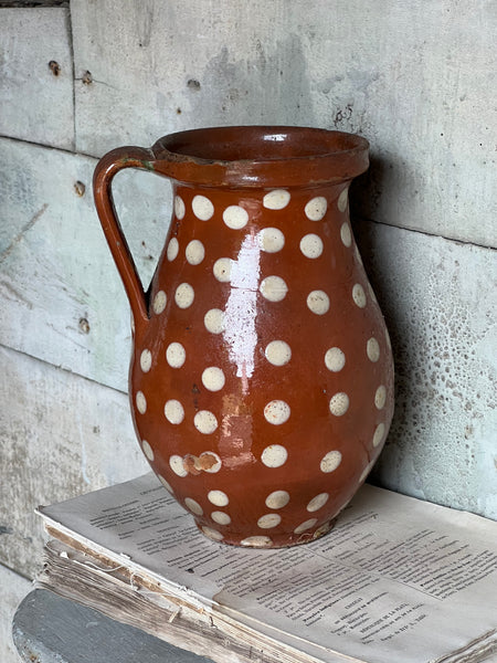 Stunning Spotted Brown Pot