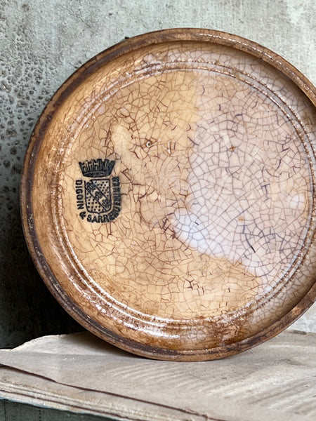 Large Buttery Antique Confiture Pot