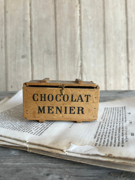 Mini Vintage Chocolat Menier Crate Box