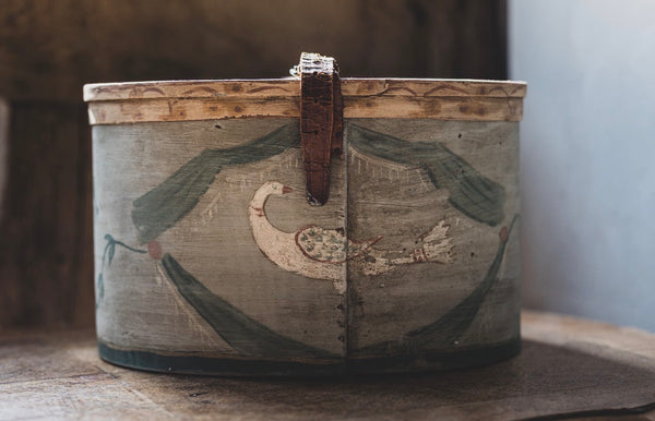French Antique Hat Box