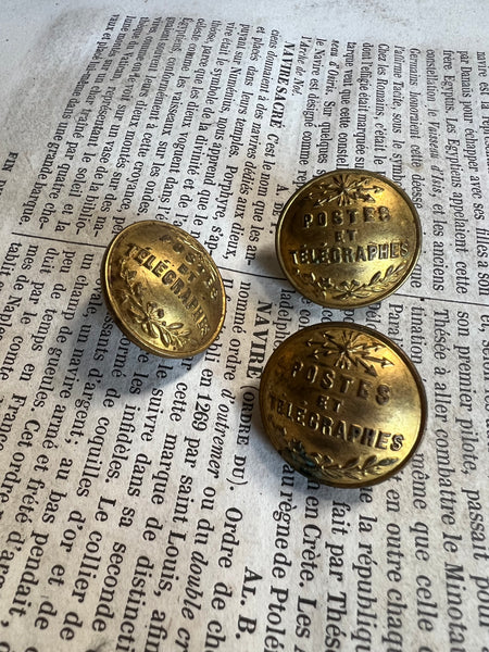 Postal Telegram Workers Buttons