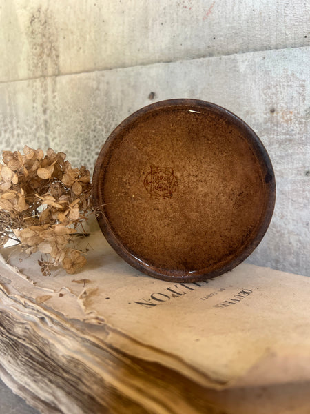 Chunky Buttery Antique Confiture Pot