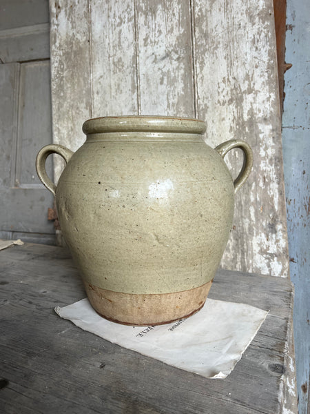 Large Handled French Confit Jar