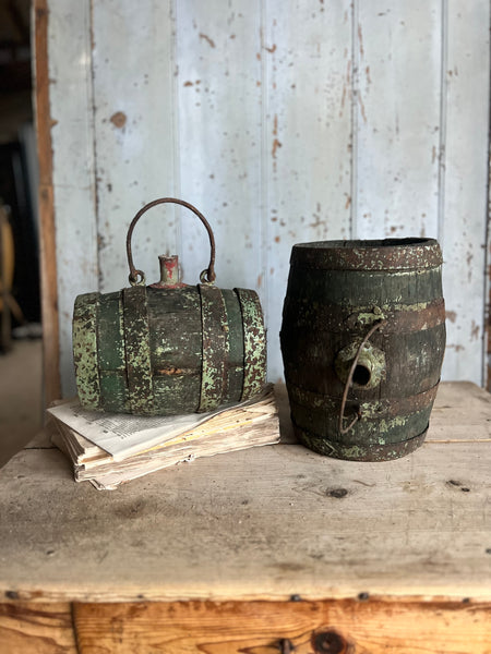 Large green Swedish Barrels