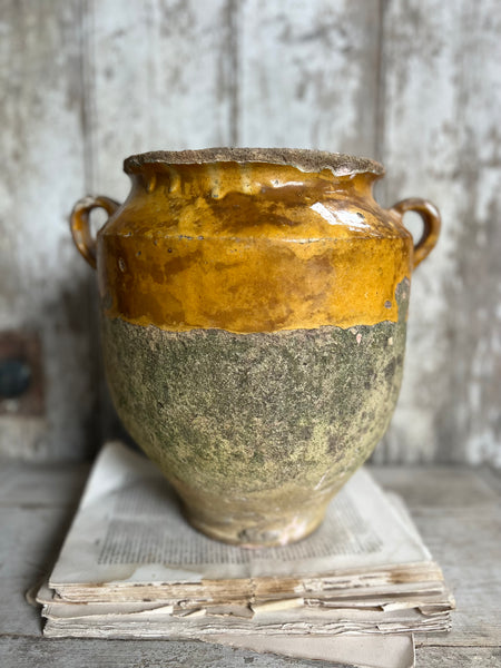Antique French Confit Jar Large