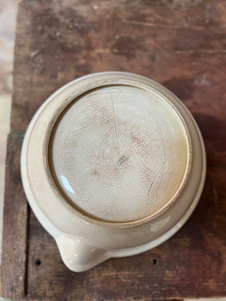 Large Beautifully Crazed French Bowl