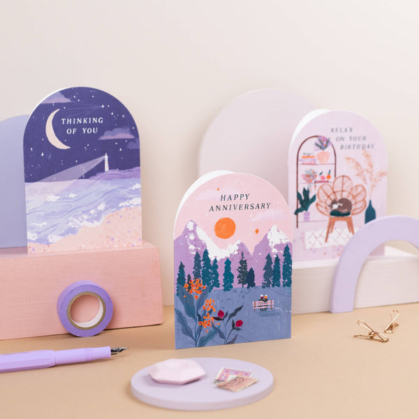 Anniversary Sunset Card | Anniversary Cards | Love Cards