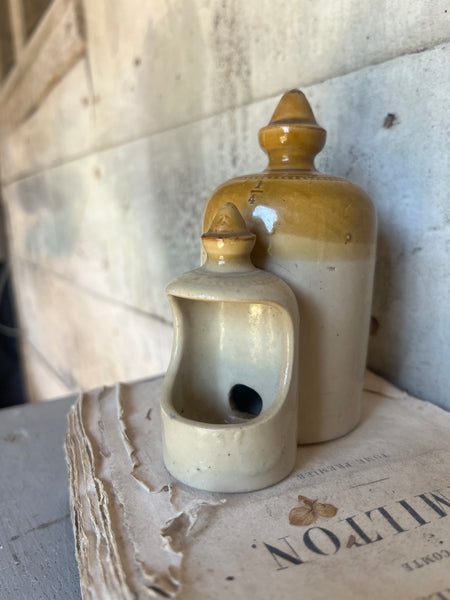 Vintage Stoneware Feeder