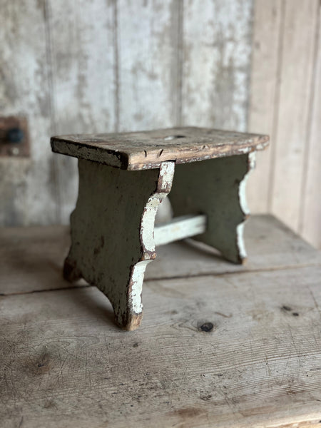 Large Vintage French Stool