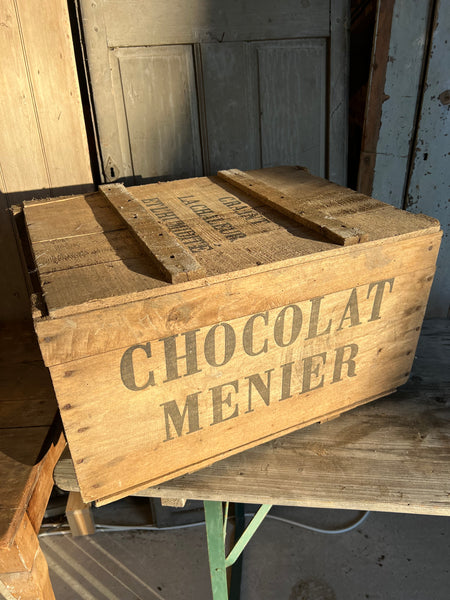 Vintage Chocolat Menier Crate