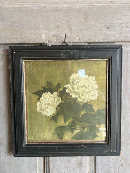 Vintage Framed Chinese Plate