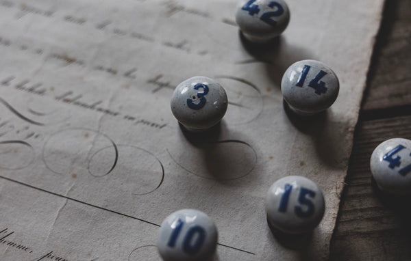 Antique French Numbered Knobs
