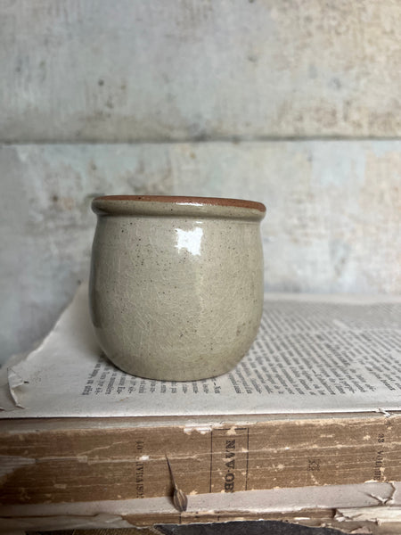 French Sweet Stoneware Yoghurt Pot