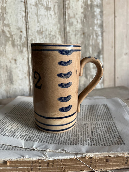 Vintage French Archer Mug