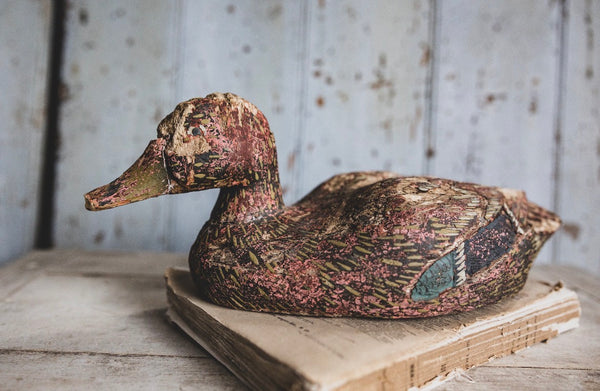 Vintage French Decoy Duck