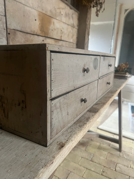 Vintage French Bank of Drawers