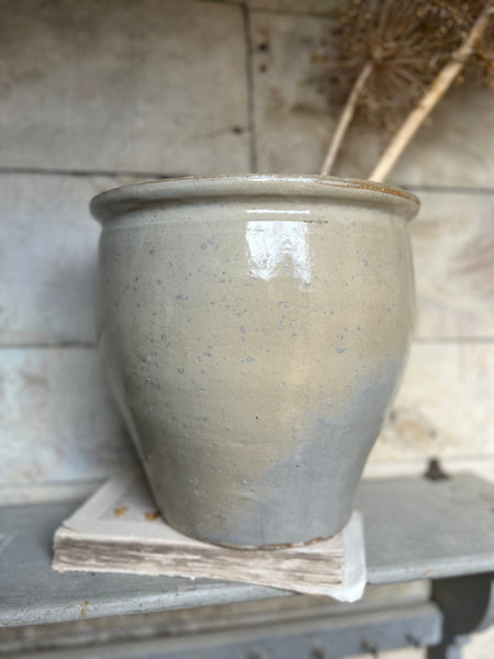 Huge French Stoneware Pot