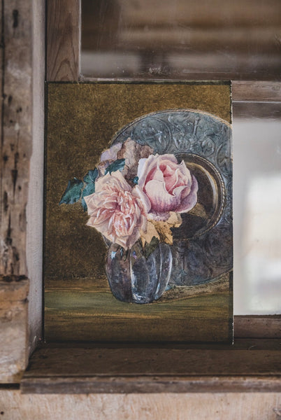 Sweet Antique Water Colour 1886