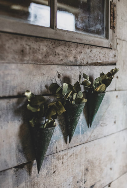 French Vintage Florist Cones