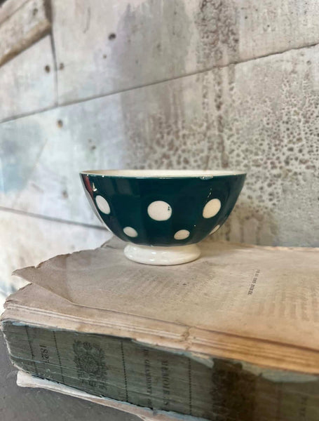 Rustic French Spots Cafe au Lait bowl