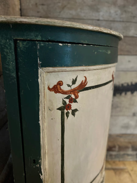 Vintage French Chippy Paint Corner Unit