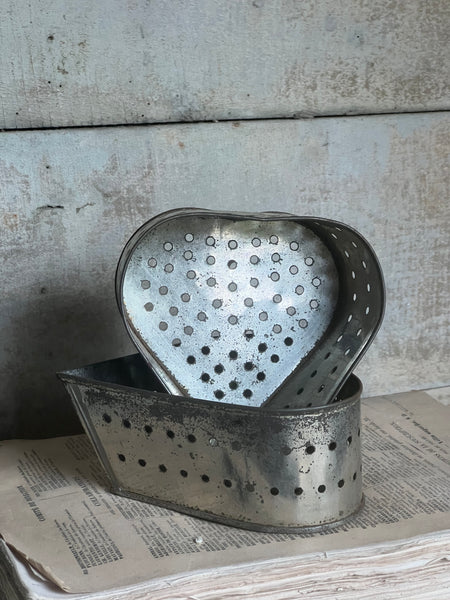 Small Heart Vintage Faiselle Cheese Mould