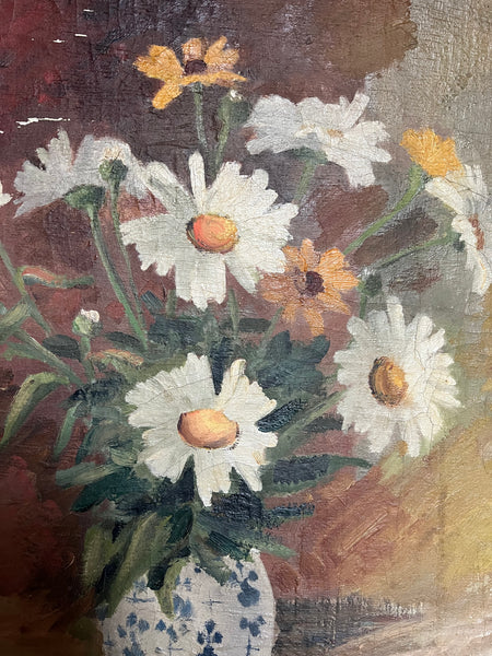 Floral Oil on Board