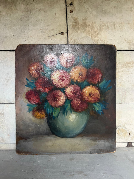 Floral Oil on Board