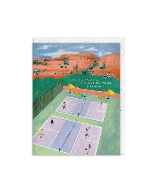 Pickleball Plantable Envelope Greeting Card