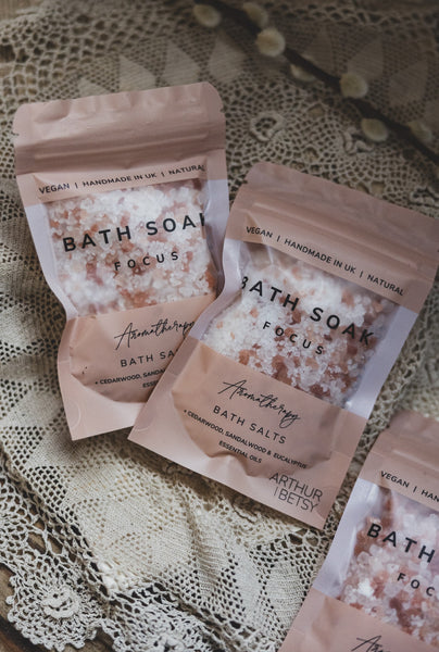 Arthur Betsy
Aromatherapy bath salts - Focus - 70g