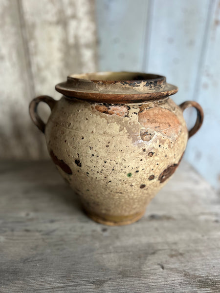Rustic Handled French Confit Jar
