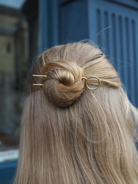 Mini-Pins Brass Hairpin Set of 2