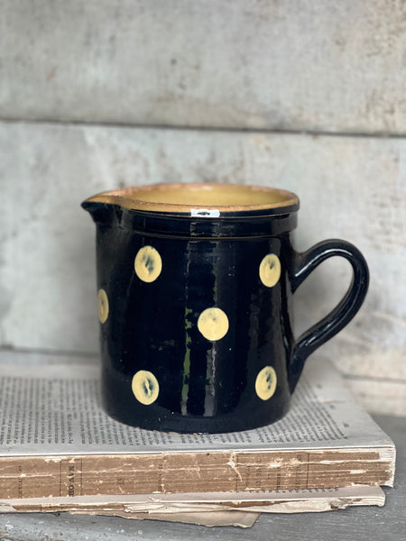 French Vintage Polka Dot Jug