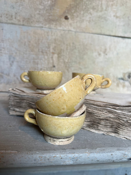 Rustic French Vintage Cups