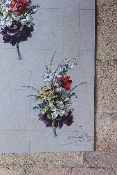 Gorgeous Floral Vintage Painting
