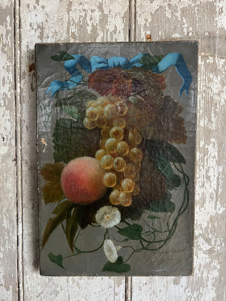 Antique Oil Painting on Canvas