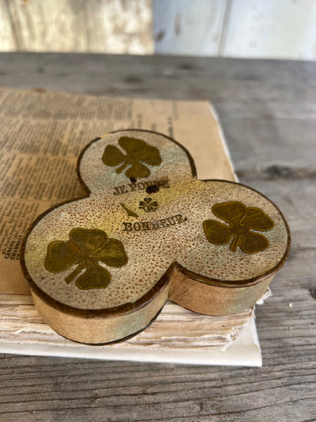 Vintage French Clover Box