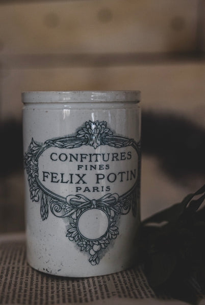 Vintage French Felix Potin Jar