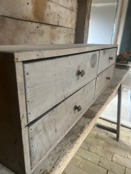 Vintage French Bank of Drawers