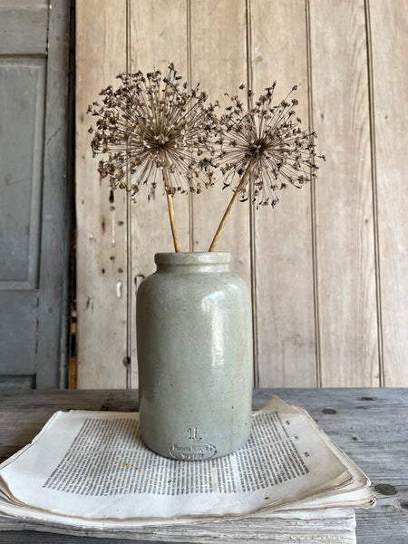 French Stoneware Jar