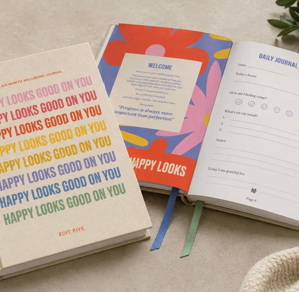 Happy Looks Good On You - 6 Month
Well-Being Journal