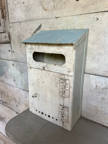 Rustic French Metal Letterbox