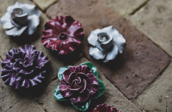Vintage Clay Flower